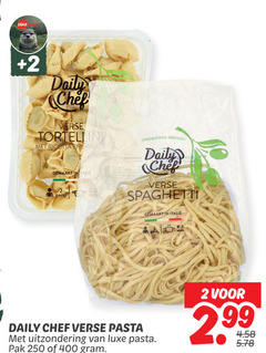  2 250 400 deka ark daily chef verse ricotta spinazie gemaakt pers min italiaanse keuken spaghetti pasta luxe pak 