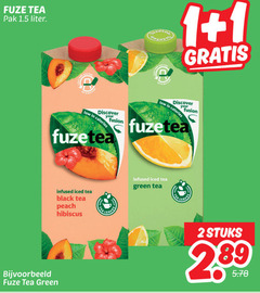  fuze tea ice 1 pak liter discover your fusion calories fuzetea infused iced black peach hibiscus green 2stuks 