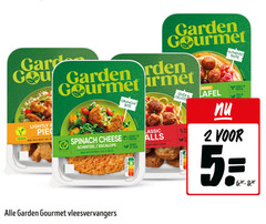  2 5 100 garden gourmet lightly r pie with wheat and crunchy bite spinach cheese schnitzel escalope source protein classic vegetarian rice b soy quick delicio nutri tafel authentic taste high vleesvervangers 