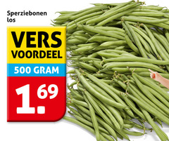  sperziebonen 500 vers voordeel 