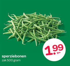  sperziebonen 500 zak 