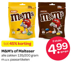  2 45 peanut chocolate malteser zakken 200 paasartikelen stuks 