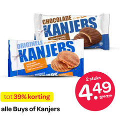  2 originele chocolade kanjers buys stuks 