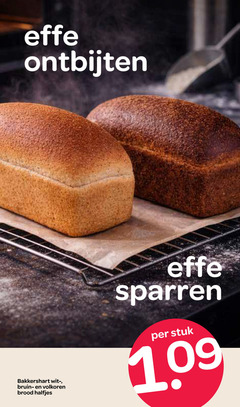  brood effe ontbijten wit bruin volkoren halfjes sparren stuk 