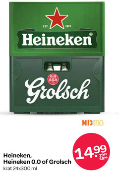  heineken 0.0 grolsch krat bier ml 