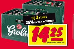  grolsch krat bier 2 25 stuks stuk kratten 