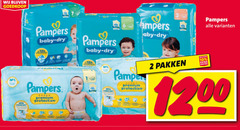  pampers luierbroekjes luiers 2 10 baby dry nel comfort premium protection pakken pamper 