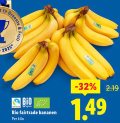  bananen groente fruit bio fairtrade organic kilo 