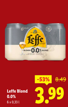  leffe speciaalbieren 6 blonde blond 0.0 33 3.99 