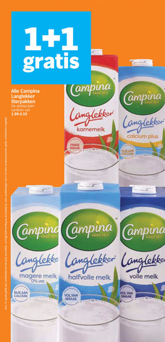 klik op dit plaatje voor een vergroting en voor vergelijkbare aanbiedingen gerelateerd aan
1 2 50 combinatie productvarianten combineren campina langlekker varieeren karnemelk calcium frisse camping melk halfvolle vet volle rijk 1 2 50 combinatie productvarianten combineren campina langlekker varieeren karnemelk calcium frisse camping melk halfvolle vet volle rijk