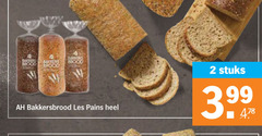  2 bakkersbrood les pains stuks 3.99 