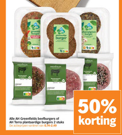  2 50 groente burger champignon greenfields beefburgers terra plantaardige burgers stuks varieeren 