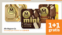  magnum ijslollies 1 6 double mint classic chocolate almond ijs varieeren 