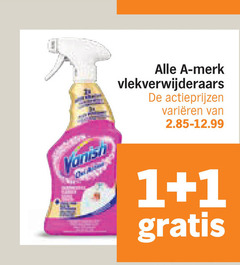  vlekkenverwijderaar 1 merk vlekverwijderaars varieeren 