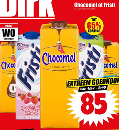  1 4 65 chocomel fristi pak liter choco enige suiker source calcium vet graisse rood gout fruits extreem 