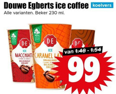  douwe egberts ijskoffie 40 99 ice coffee beker ml caramel lan creamy 