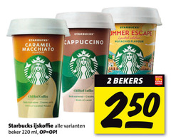  starbucks ijskoffie 2 10 250 caramel macchiato flavour cappuccino escape limited edition pistachio chilled coffee hints coca beker ml bekers 