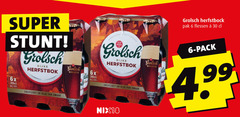  grolsch bokbier 6 30 super 6x rijke herfstbok zachtzoet rijk herfstbock pak flessen pack nix18 