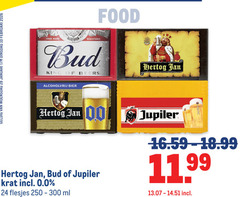  hertog jan bud jupiler krat bier 10 24 28 100 250 300 woensdag januari food trade america king beers alcoholvrij 0.0 ml 