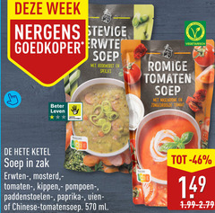 klik op dit plaatje voor een vergroting en voor vergelijkbare aanbiedingen gerelateerd aan
week goedkoper beter leven dieren bescherming soep rookworst spekjes label nationaal vegetarisch romige tomaten mascarpone zongedroogde tomaat hete ketel zak erwtensoep mosterd tri score kippen pompoen paddenstoelen paprikaplant uienkruier chinese tomatensoep ml week goedkoper beter leven dieren bescherming soep rookworst spekjes label nationaal vegetarisch romige tomaten mascarpone zongedroogde tomaat hete ketel zak erwtensoep mosterd tri score kippen pompoen paddenstoelen paprikaplant uienkruier chinese tomatensoep ml