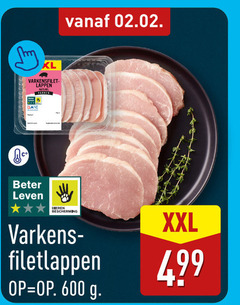  600 xl varkensfilet lappen beter leven dieren bescherming varkens filetlappen xxl 