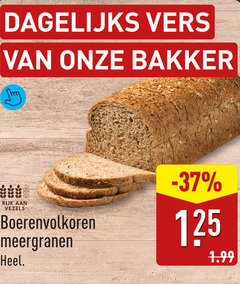  dagelijks vers bakker rijk vezels boerenvolkoren meergranen 