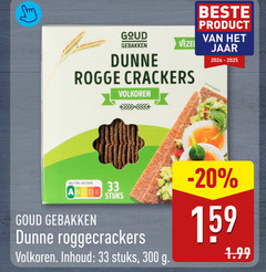  33 300 goud gebakken vezel rogge crackers volkoren jaar serveersuggestie nutri score stuks inhoud 
