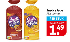  snack a jacks rijstwafels new recipe smokey barbecue paprika cheeky cheese soorten stuk 