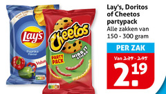  lays doritos cheetos zoutjes chips less paprika flavour party pack nibb sticks partypack zakken 150-300 zak 