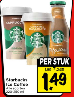  starbucks ijskoffie caramel macchiato chilled coffee ice soorten ml stuk 
