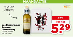  witte wijn 6 8 25 jaar alcohol nix18 les beauchamps reserve chardonnay doos flessen fles vignobles 