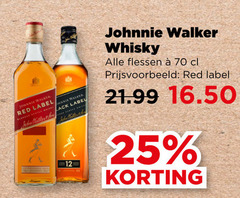  johnnie walker whisky 12 25 red label flessen 