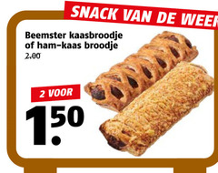  kaasbroodjes 2 150 snack week beemster kaasbroodje ham kaas broodje 