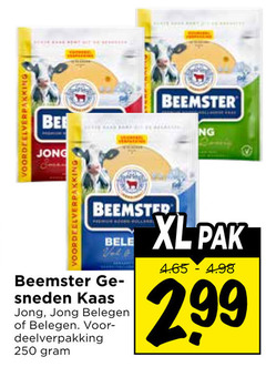  beemster kaasplakken 250 bee jong kaas belegen deelverpakking xl pak 