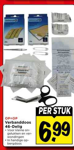  10 46 200 universal verbanddoos delig kleine opbergdoos stuk 