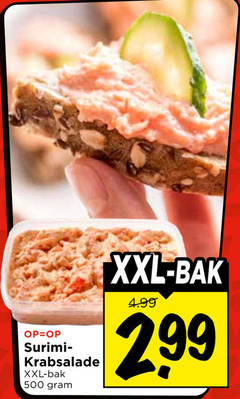 klik op dit plaatje voor een vergroting en voor vergelijkbare aanbiedingen gerelateerd aan
500 surimisalade krabsalade xxl bak 500 surimisalade krabsalade xxl bak