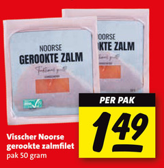  gerookte zalmfilet 50 noorse zalm visscher pak 