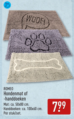 klik op dit plaatje voor een vergroting en voor vergelijkbare aanbiedingen gerelateerd aan
romeo hondenmat mat ca. cm handdoeken stuk romeo hondenmat mat ca. cm handdoeken stuk