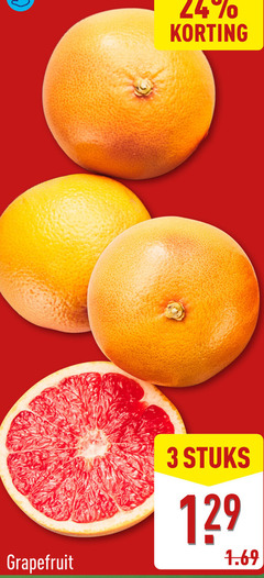  3 24 grapefruit stuks 