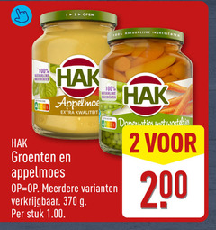  2 12 100 200 open hak natuurlijke ingredienten score appelmoes groenten meerdere stuk 