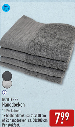  3 100 novitesse handdoeken katoen 1x badhanddoek ca. cm 2x stuk 