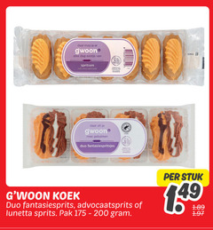  200 gwoon dag spritsen advocaatsmaak gebakken duo fantasiespritsjes koek fantasiesprits lunetta sprits pak stuk 