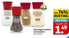  zeezout verstegen peper kaneel gemalen 1 knoflook poeder molens strooiers soorten stuk 