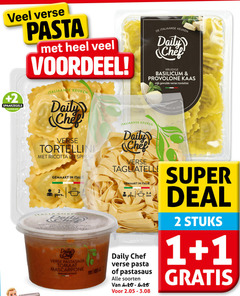  1 2 verse pasta voordeel italiaan keuken daily chef tortellini ricotta italiaanse kruidige basilicum provolone kaas rijk gevulde raviolini gemaakt pers pastasaus tomaat mascarpone italie watt min soorten super deal stuks 