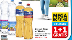  1 2 101 koolzuurvrij crystal clear appel peer koolzuur perzik rivella original licht sprankelend cranberry 100g flessen liter mega 