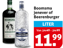  boomsma jonge graanjenever jenever beerenburger liter 