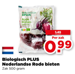  500 biologisch rode bieten gekookt zak nederlandse 