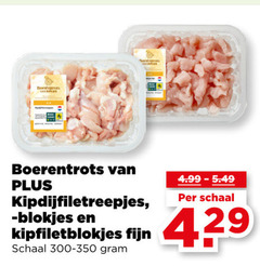  boots boerentrots blokjes kipfiletblokjes fijn schaal 