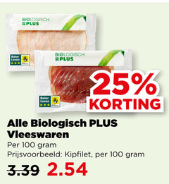  25 100 beter leven biologisch vleeswaren kipfilet 
