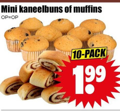  muffins 10 mini pack 